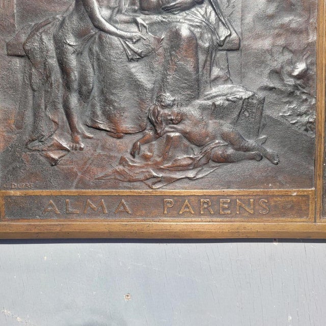 Large Early 20th Century Bronze Allegory in Relief from Georges Dupré For Sale - Image 5 of 18