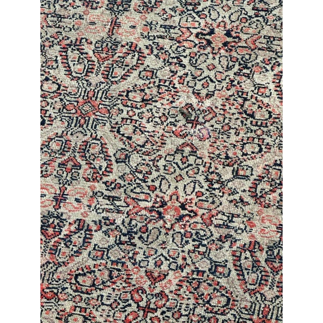 Antique Silk Foundation Seneh Rug, 1890s For Sale - Image 13 of 18