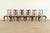 An outstanding set of six Queen Anne or Georgian style dining chairs By Henkel Harris USA, Circa 1970s Solid mahogany...