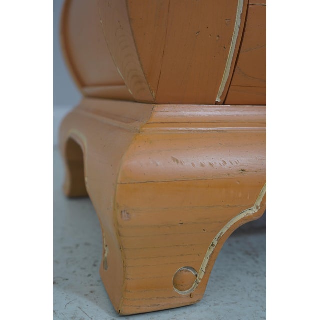 Italian Paint Decorated 2 Door Armoire For Sale - Image 12 of 17