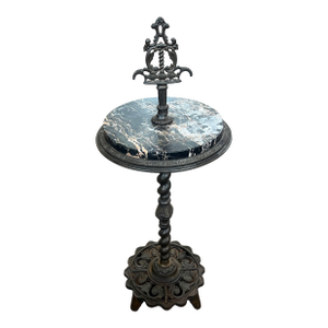 1900’s Rembrandt Smoking Marble Stand Side Table