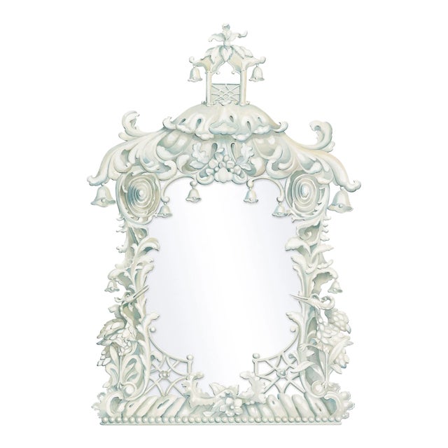 Fleur Home x Aldous Bertram Claydon Mirror in Claydon, 34.5x50.5 For Sale
