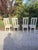 Vintage Italian Postmodern High-Back Slat Chairs by Tonon & C. - Set of 4 For Sale - Image 10 of 12