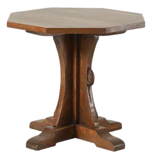 Mission Solid Oak Mouse Detail End Table