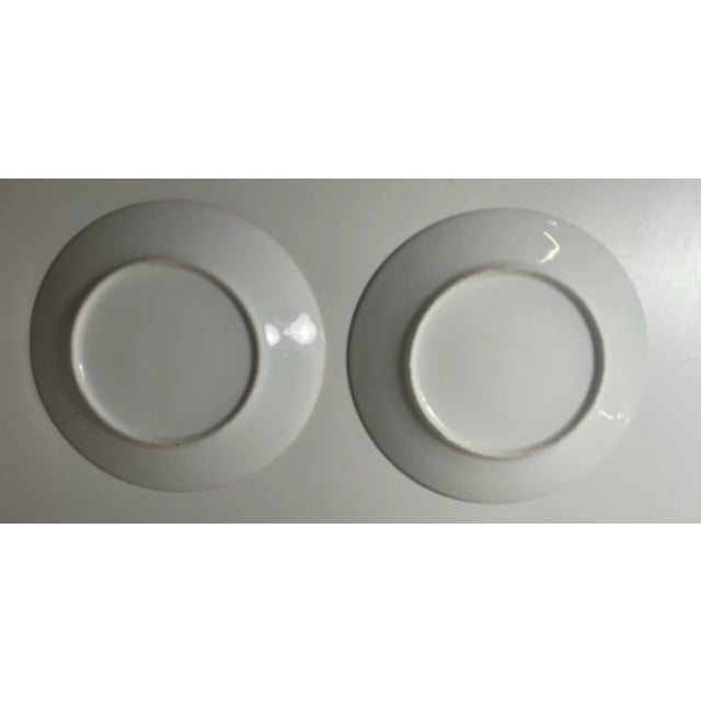 Antique 18th Century Plates French Louis XVI Spring Cornflowers- Set of 8 For Sale - Image 9 of 10