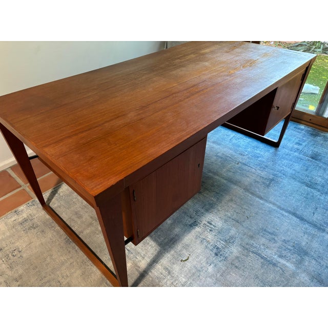 Kai Kristiansen 1960s Kai Kristiansen Teak Desk Fm Møbler For Sale - Image 4 of 8