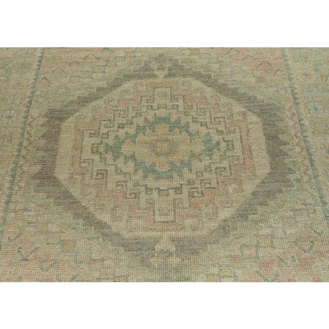 Turkish Oushak Rug 5'1" x 7'4" #20233 For Sale - Image 4 of 8