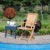 Niagara Teak Crown Folding Arm Chair For Sale - Image 9 of 12