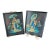 Vintage Geisha Painted on Black Felt in Matching Frames 1950s - Set of 2 For Sale