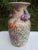 Ceramic Vintage Chinese Ceramic Vase W/Butterflies, Flowers & Pomegranate Fruit Handles For Sale - Image 7 of 12