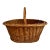 French Wicker Handled Basket For Sale