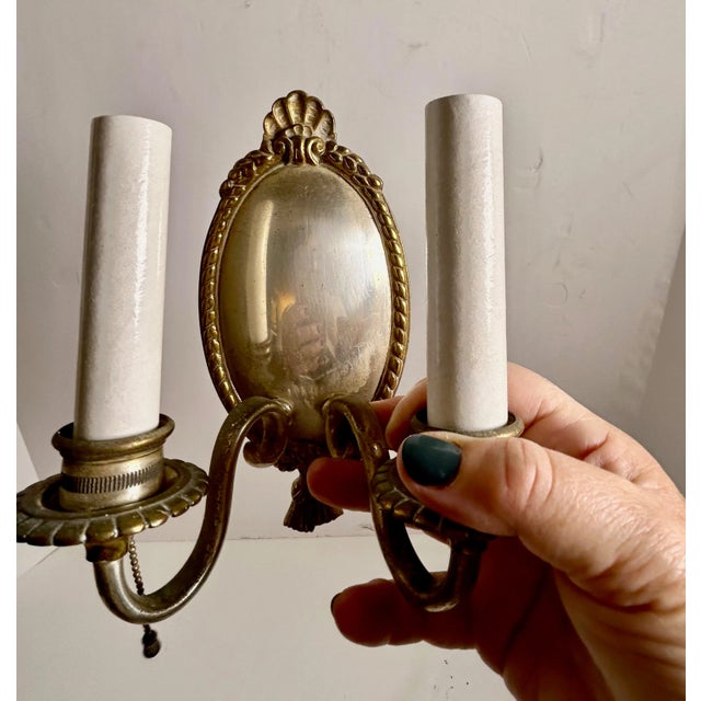 1920s Set of 3 Vintage 1920s Caldwell Sconces For Sale - Image 5 of 9