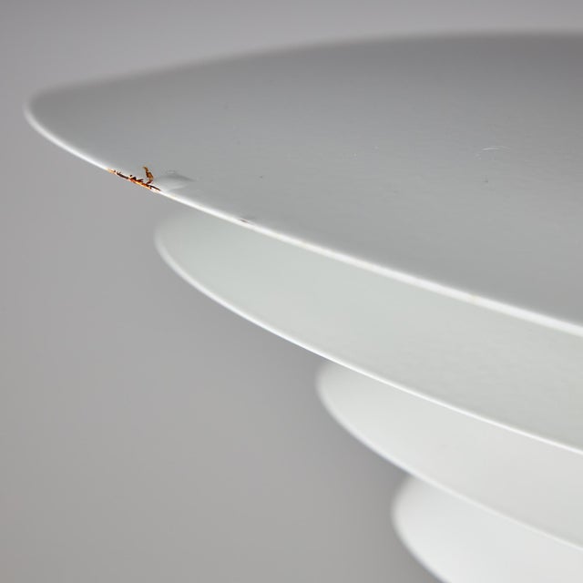 Beige Aluminum Pendant Lamp, 1970s For Sale - Image 8 of 15