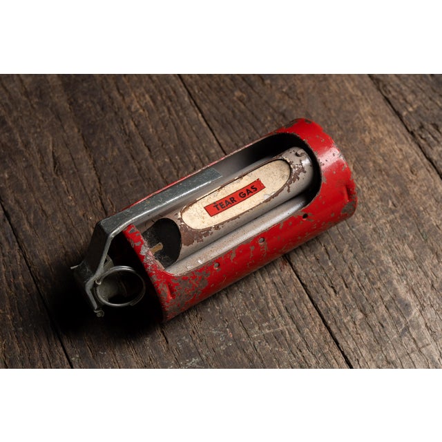 American Vintage Cutaway Military Vapor Canister For Sale - Image 3 of 8
