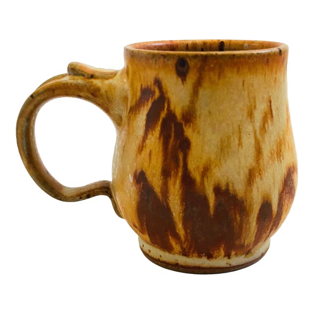 Terra Cotta Studio Pottery Mug For Sale