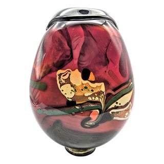 Vintage Sculptural Vase by Robert Pierini, France, 1990 For Sale