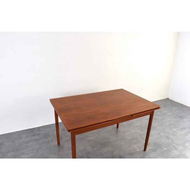 Mid-Century Modern Danish Extendable Dining Table in Teak, 1960s For Sale - Image 12 of 18