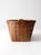 Brown Vintage Woven Rattan Basket With Handles For Sale - Image 8 of 13