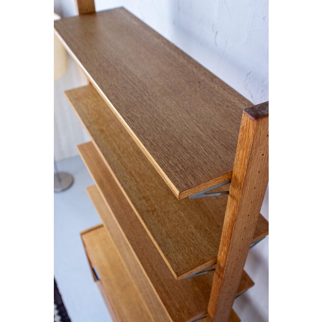 Wood Mid-Century Oak Bookcase from Ikea, 1960s For Sale - Image 7 of 18