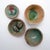 Green Decorative Ceramics by N. Lebrun for Fond d'Atelier, Belgium, 1970s, Set of 6 For Sale - Image 5 of 13