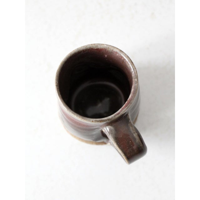 Vintage Studio Pottery Mug For Sale - Image 9 of 12