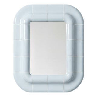 Lola Mirror in Ice Blue by Tilecito For Sale