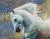 Mid 20th Century Large Vintage Pointilist Oil Painting of a White Horse With Rainbow Color Background For Sale - Image 5 of 6