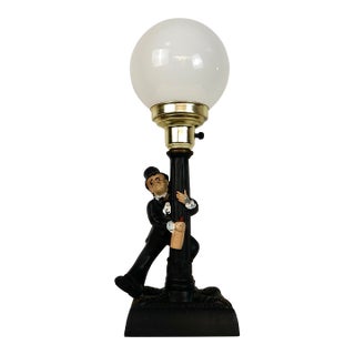 1950’s Mid-Century Charlie Chaplin Bar Table Lamp For Sale