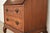 Chippendale Flame Mahogany Drop Front Secretary Desk With Bookcase Hutch by Saginaw Furniture, Circa 1920s For Sale - Image 12 of 18