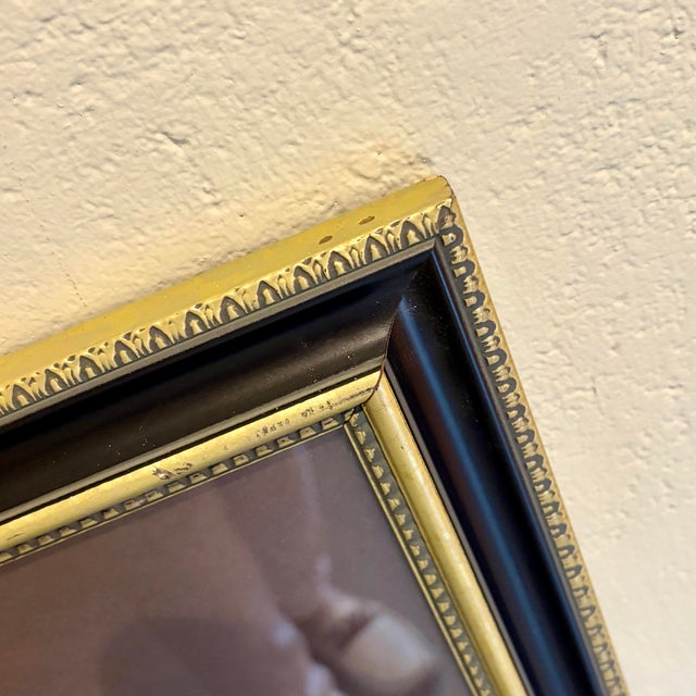 English 1980s Eaton Hall, Cheshire - Architectural Print in Gilt & Black Frame For Sale - Image 3 of 11