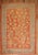Early 20th Century Antique Zabihi Collection Oushak Coral Red Rug - 7'10" x 10'10" For Sale - Image 5 of 12
