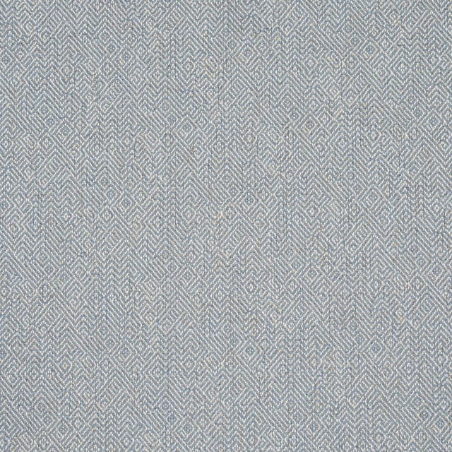 Schumacher Schumacher Leona Performance Fabric In Blue For Sale - Image 4 of 4