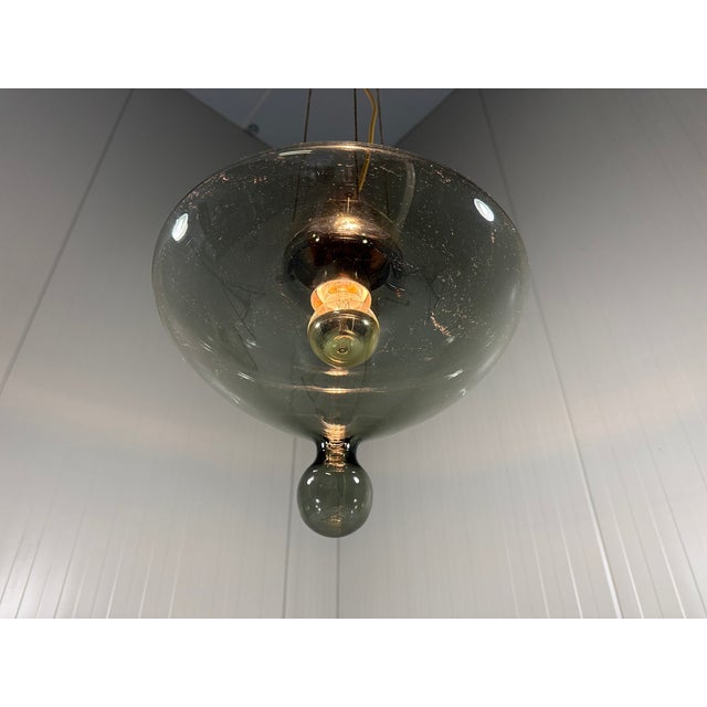 Gold Dutch Hanging Lamp from Raak Amsterdam, 1970s For Sale - Image 8 of 16