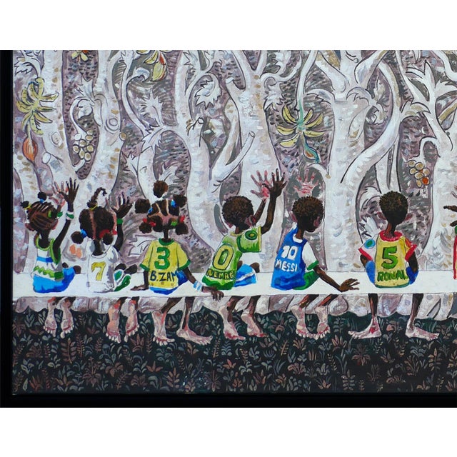Green Douglas Perez Castro "Sano Entretenimiento II" Contemporary Surrealist Social Commentary Painting, 2015 For Sale - Image 8 of 12