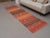 1970s 1970s Vintage Handmade Wool Cotton Red Runner Rug For Sale - Image 5 of 11