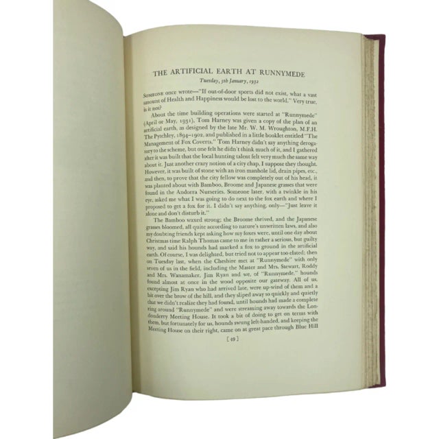 Further Fox-Hunting Recollections by J. Stanley Reeve Book, 1935 1st Edition For Sale - Image 9 of 12