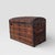 Antique Dome-Top Wooden Trunk With Original Iron Hardware and Patina, Late 19th Century For Sale - Image 4 of 15