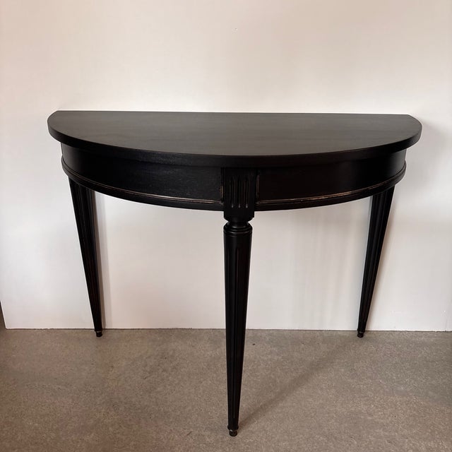 Demi-Lune Console Table For Sale - Image 6 of 6