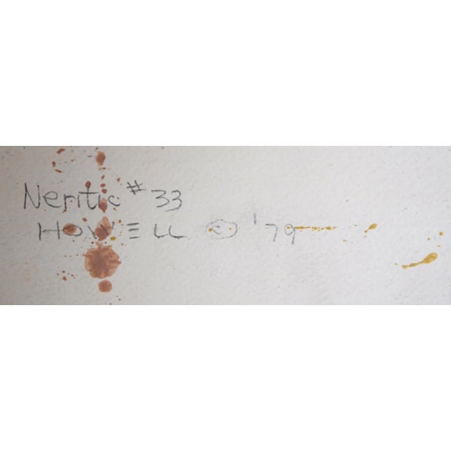 American Elwood Howell, Neritic No. 33, Acrylic Painting For Sale - Image 3 of 4