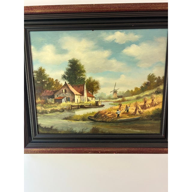 Original Oil Painting by 20th Century Painter Jan Jansma For Sale - Image 4 of 10