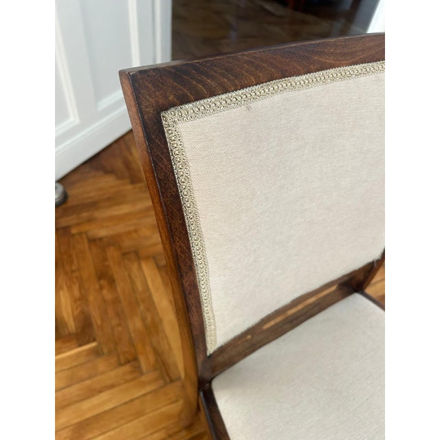 Polish Postmodern Art Deco Style Dining Chairs, 1960s, Set of 4 For Sale - Image 11 of 13