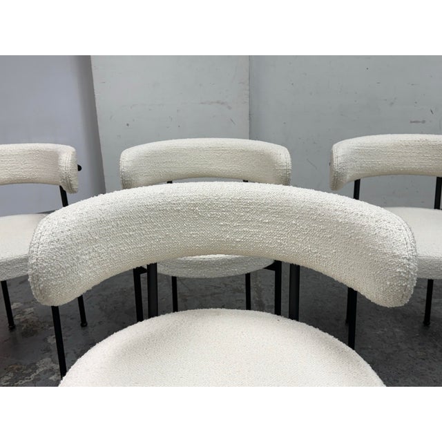 Omar De Biaggio for Cb2 Inesse Dining Chairs, Set of Four For Sale In San Francisco - Image 6 of 12