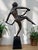 Vintage French Art Deco Bronze Lady Dancer Figurine, Large Antique, Pierre Faguays, 1920s For Sale - Image 4 of 18