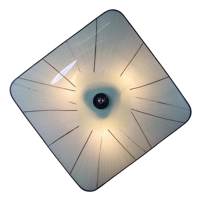 Mid-Century Brussels World Expo Wall Light in Glass, 1958 For Sale