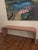 1980s Vintage 1980's Waterfall Shape Console Table For Sale - Image 5 of 8