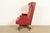 Romweber Viking Oak and Leather High Back Executive Swivel Desk Chair, Circa 1960s For Sale - Image 12 of 14