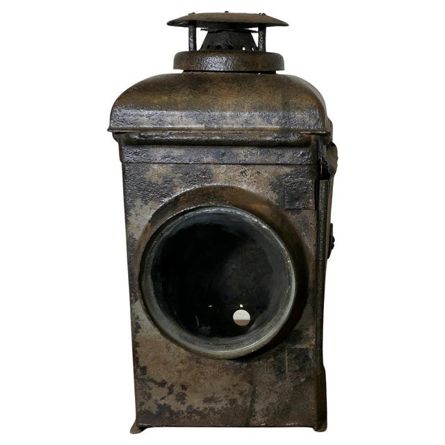 Adlake 55 Railway Non Sweating Signal Lamp, 1940s For Sale - Image 9 of 9