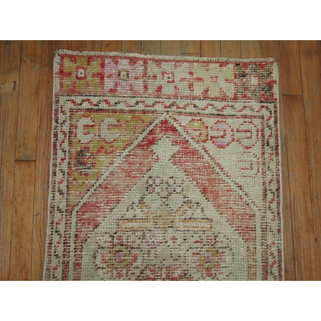 Textile Shabby Chic Turkish Anatolian Runner rug no.31093 For Sale - Image 7 of 8