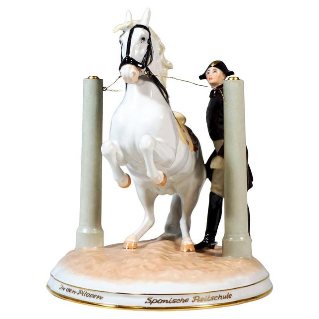 Ceramic Vintage Spanish Horse by Augarten, 1960s For Sale - Image 7 of 7