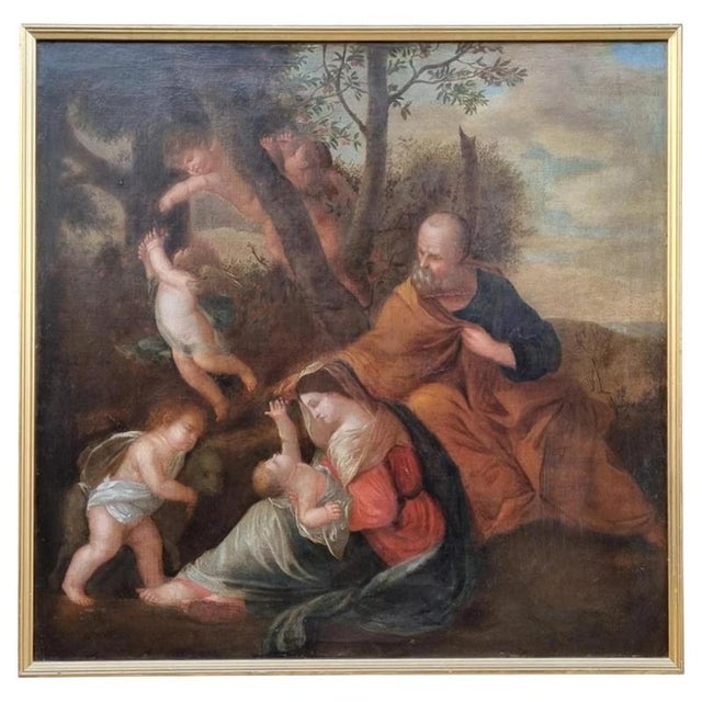 Circle of Spierincks, Figurative Composition, 17th Century, Oil Painting on Canvas For Sale - Image 8 of 8